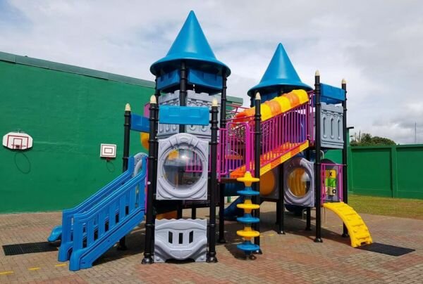 大型遊樂場兒童組合滑梯